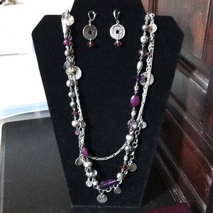 Statement Necklace & Earrings
